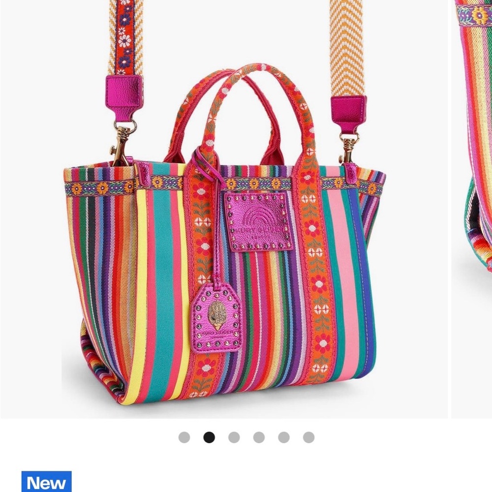 Colorful Striped Women's Bag